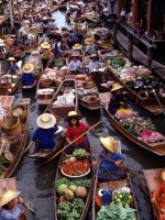 Floating markets - From above
