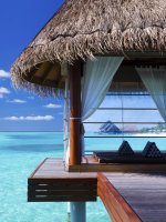 Maldives water villa