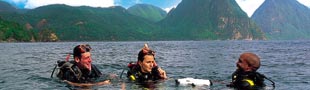 St Lucia's offshore and inland diving is great fun