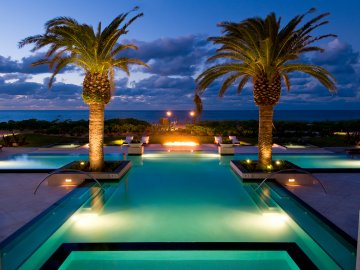 NEW Estate Pool At Night