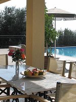 Villa Hellios Outside Dining Area